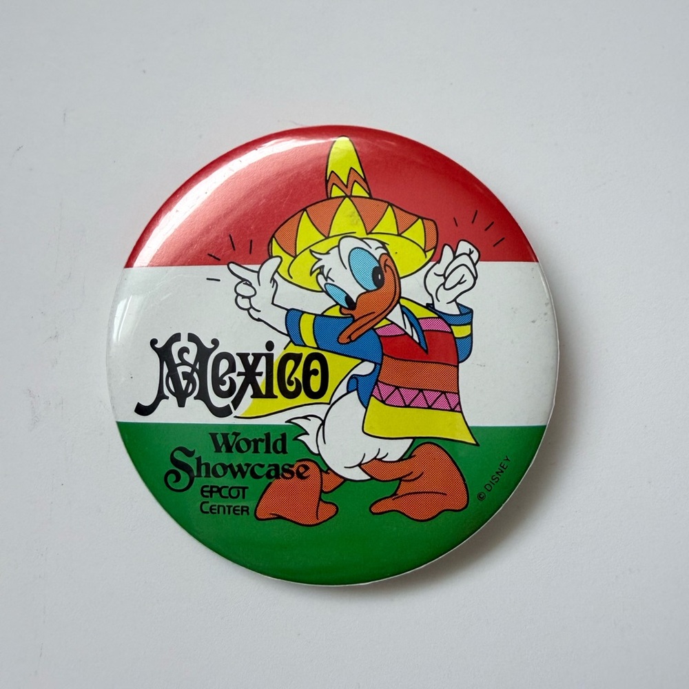 Vintage Disney Epcot Buttons - Lot Of 5 Rare 90’s Collector World Showcase Pins - Picture 7 of 7
